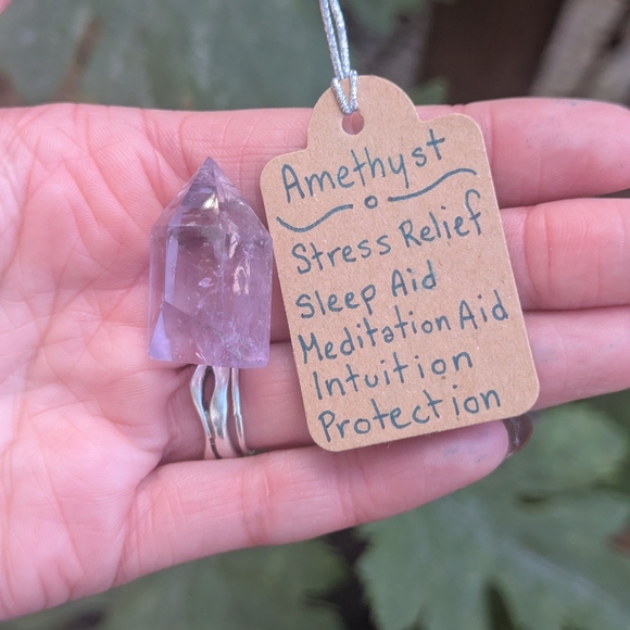 Amethyst Crystal Point - Picture 3 of 8